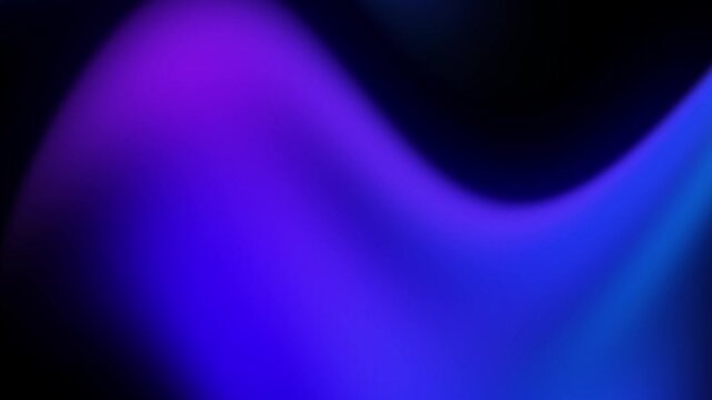Abstract Blue and Purple Gradient Background with Soft Waves and Dark Edges for Digital Art and Design