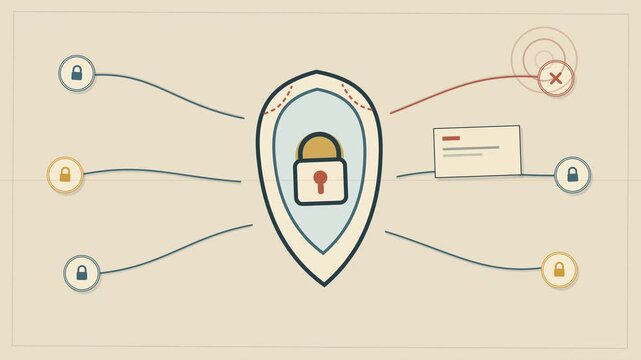 Tactile zero trust security map with protected network routes