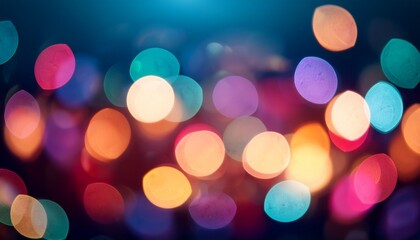 Fototapeta premium Colorful Bokeh Lights Background