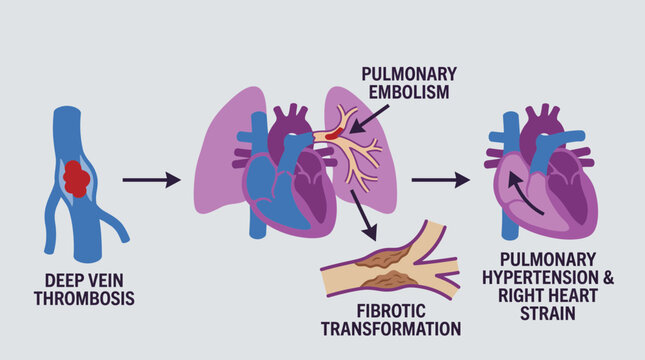 Chronic Thromboembolic Pulmonary Hypertension CTEPH Pathophysiology