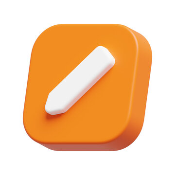 Pencil Edit Icon 3D