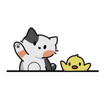 cat and duck hi!