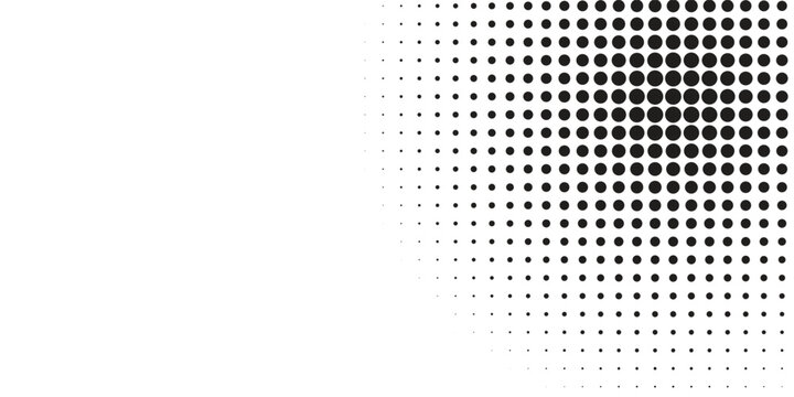 Halftone circle dotted frame circularly distributed set. Abstract dots logo emblem design element. Round border Icon using random halftone circle dot texture.background