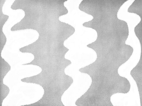 Wavy abstract background with gray canvas texture and empty space for wallpaper poster graphics, hand drawn