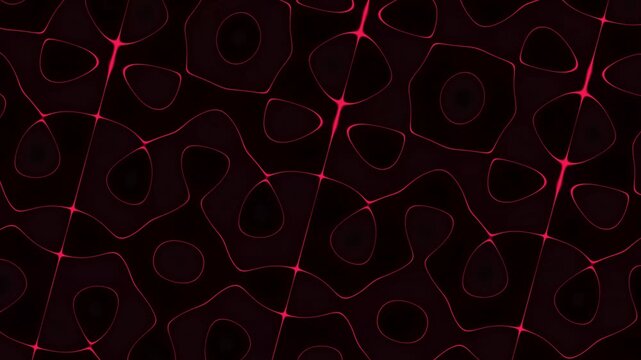 The red glowing cells form a continuous and seamless biological background pattern.