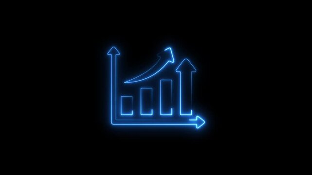   



File #:  1769621928
neon line business graph icon animation Neon business graph chart icon animation on isolated black background. Neon business growth idea animated
