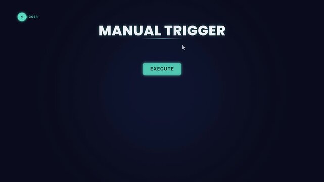 Manual Automation Trigger Execution Process Graphic