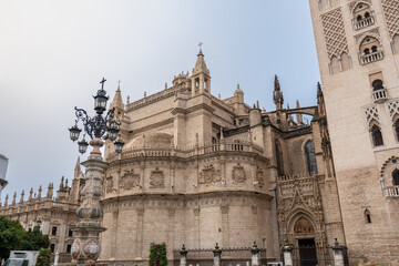 Obraz premium Alcazar of Seville, royal palace in Spain