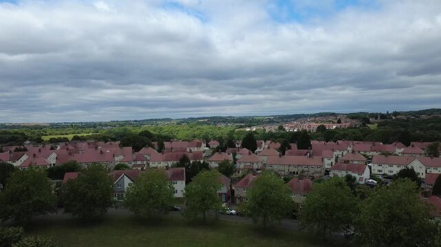 Exploring Nuneaton from the Sky, England
