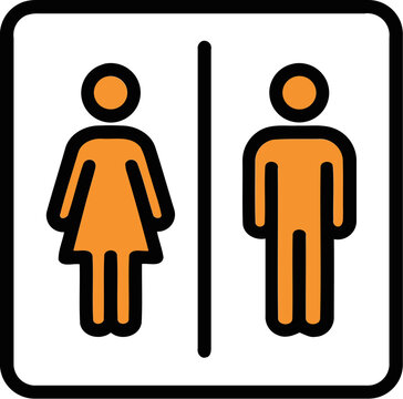 restroom sign icon