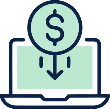 online money transfer icon