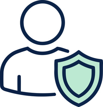 person shield icon