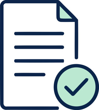 document and checkmark icon