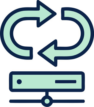 server synchronization icon