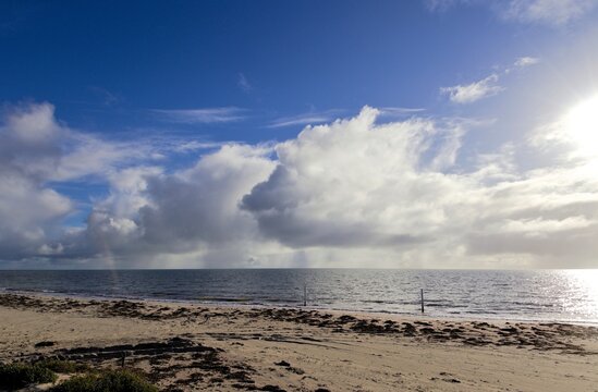 Rain clouds over Lacapede Bay, Kingston SE, South Australia