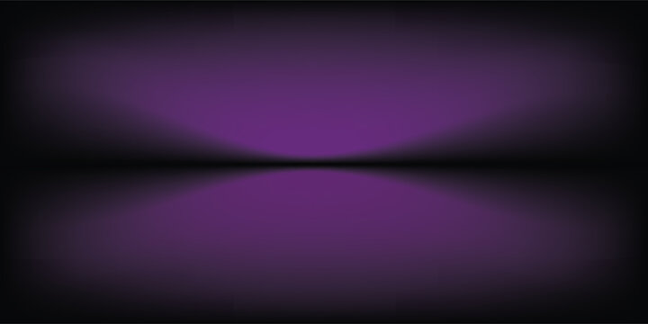 Abstract gradient podium background. Violet, purple and lilac empty 3d studio backdrop. Clean scene for product presentation mockup template. Vector illustration.