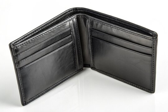 black leather wallet