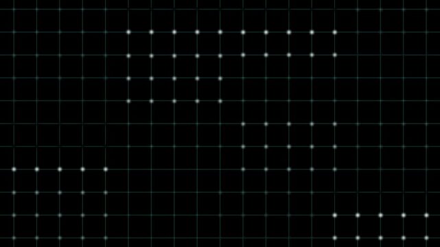 Intersecting cyne lines on black animated background forming moving grid and digital graph display, Animated Black Background with cyne Grid Lines and Intersecting Lines graph.4k animation video.