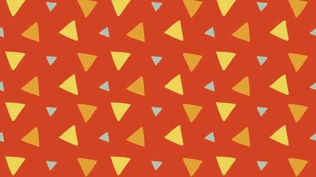 Abstract triangle pattern background. Geometric shapes motion graphic for creative design.