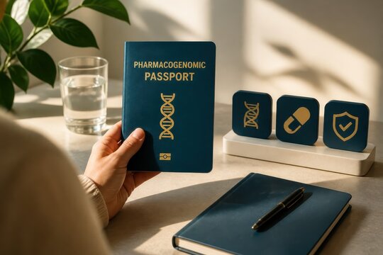 Pharmacogenomic passport concept for personalized medicine and genetic testing