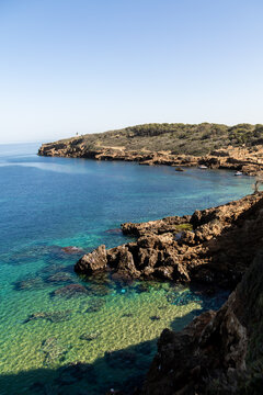 Clear Turquoise Water Along the Tipaza Coast