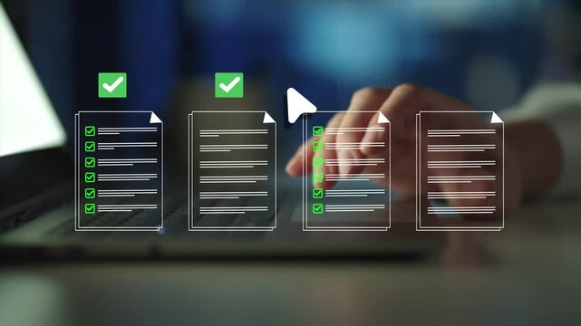 Document approval process with automated workflow management, legal compliance, and digital business operations.