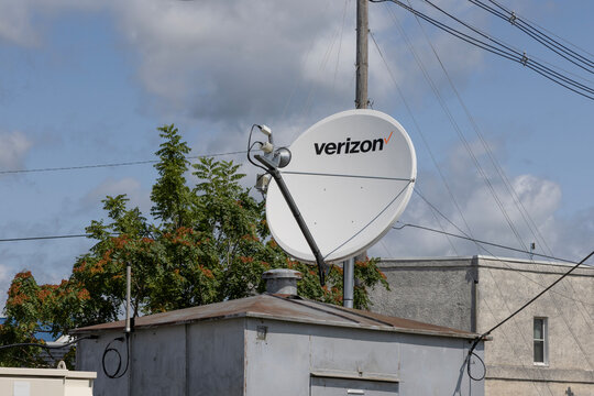 Verizon railroad satellite telemetry equipment. Verizon provides monitoring where standard cellular coverage is unavailable.