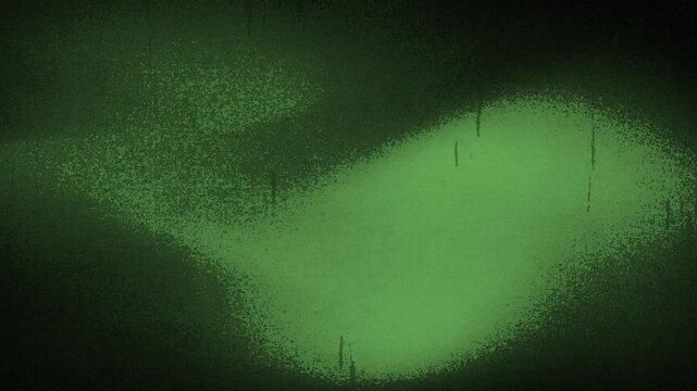Abstract green grunge texture motion background with grainy noise effect