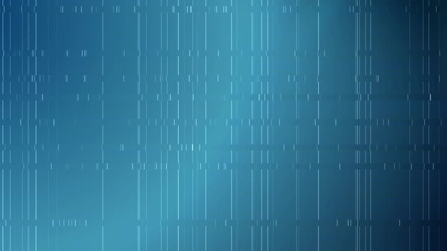 Abstract blue digital equalizer vertical lines motion background with data glitch effect