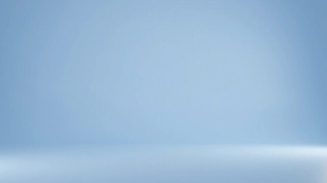 Minimalist blue studio backdrop with subtle lighting and seamless floor for creative use