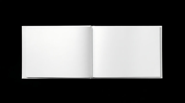 Open Invoice Book Blank Pages Ready For Data Entry In A Clean Professional Office Setting Showing Spreadsheets And Documentation