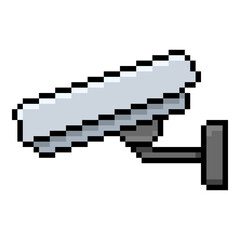 Fototapeta premium Single Pixel Art CCTV Icon