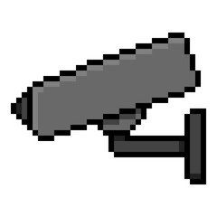 Fototapeta premium Single Pixel Art CCTV Icon