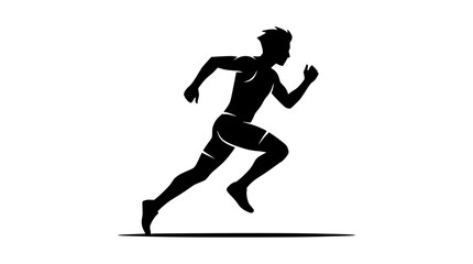 Obraz premium Runner Silhouette