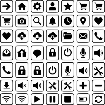 internet web pc icon vectors