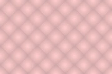 Obraz premium Soft pink quilted leather texture background with diagonal pattern