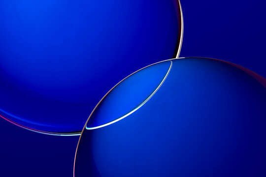 Glass Teardrop Sphere Edge 3D