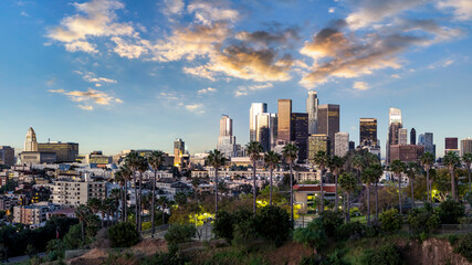 Obraz premium Los Angeles California skyline view