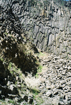 Rock Formations at a Natural Site With Unique Structure
