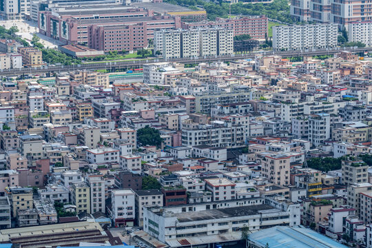 Self-built houses in urban villages of Jiangmen City, China