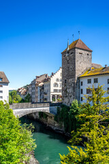 Fototapeta premium Altstadt, Brugg, Schweiz 