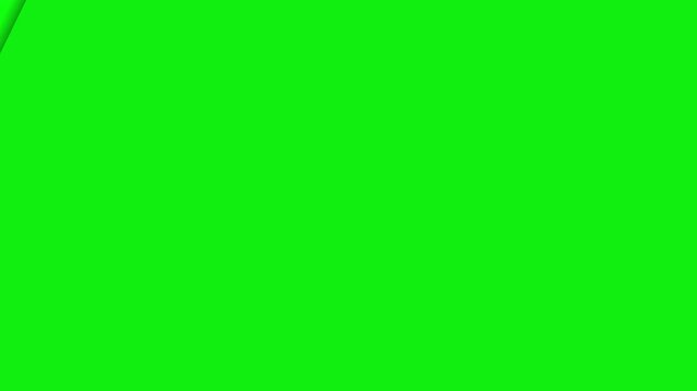 Animated turning paper pages on green screen background. Turning paper page sliding animation template. 4k regulation.
