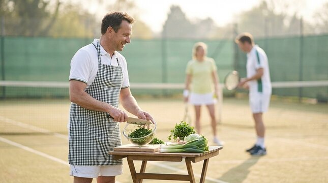 Family enjoying an outdoor picnic afternoon meal under soft sunlight, casual summer lifestyle moment, perfect for family bonding or seasonal content
