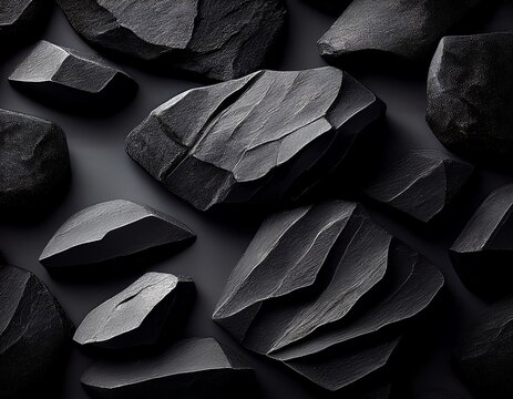 black rock stone backgrounwhite background removed original background