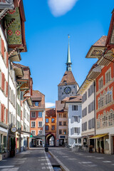 Fototapeta premium Altstadt, Aarau, Schweiz 