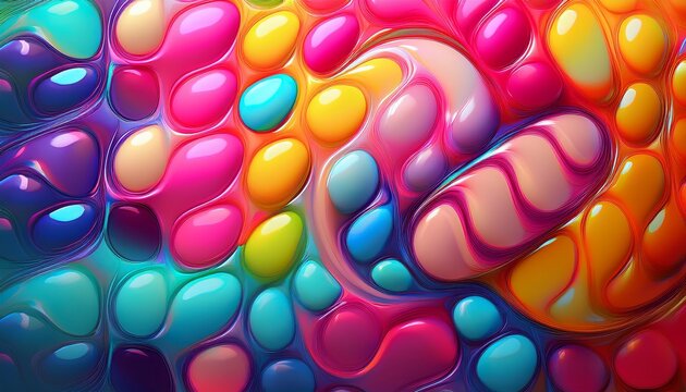 glossy candy gradient texture