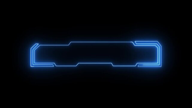 Futuristic hud frame components trace glowing lines across dark screens. Media broadcast toolkit leverage this futuristic hud frame asset. Digital futuristic hud frames glow.