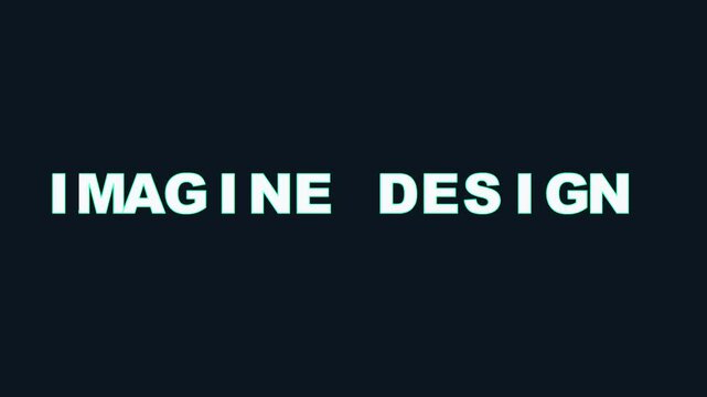 Imagine kinetic typography animation: creative concept motion for modern branding and digital marketing projects 4k