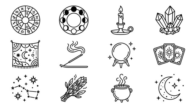 Easter Eggs and Elements Icon Set Vector Collection with Black Symbols, Globe Travel Illustrations and Web Design Decorative Signs