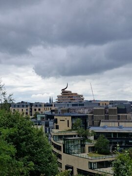The building with the nickname &ldquo;Golden Turd&rdquo; in Edinburgh, Scotland